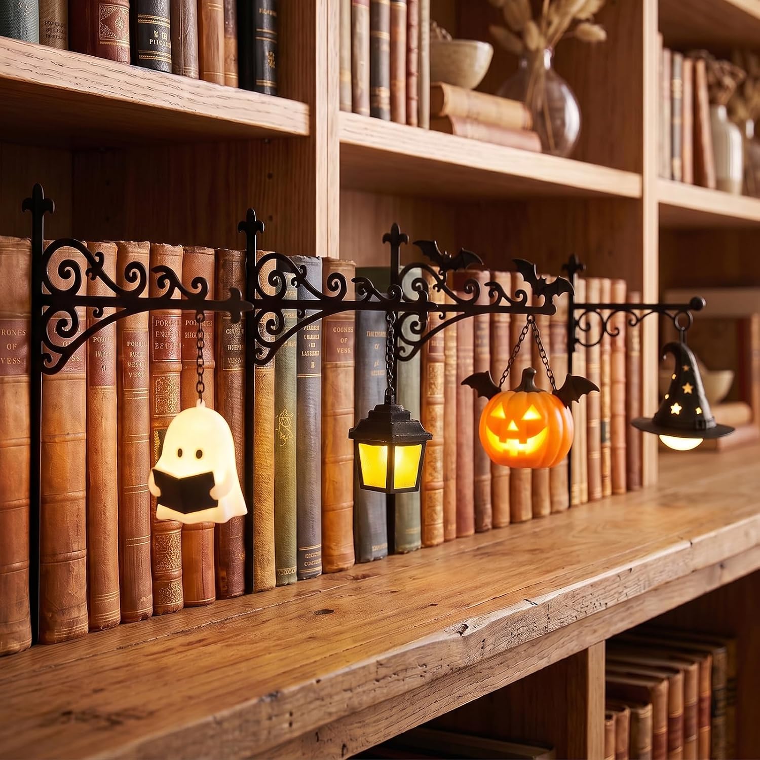 Home Decor Center - Library Lantern-Decorative Bookshelf Lighting Reading Nook