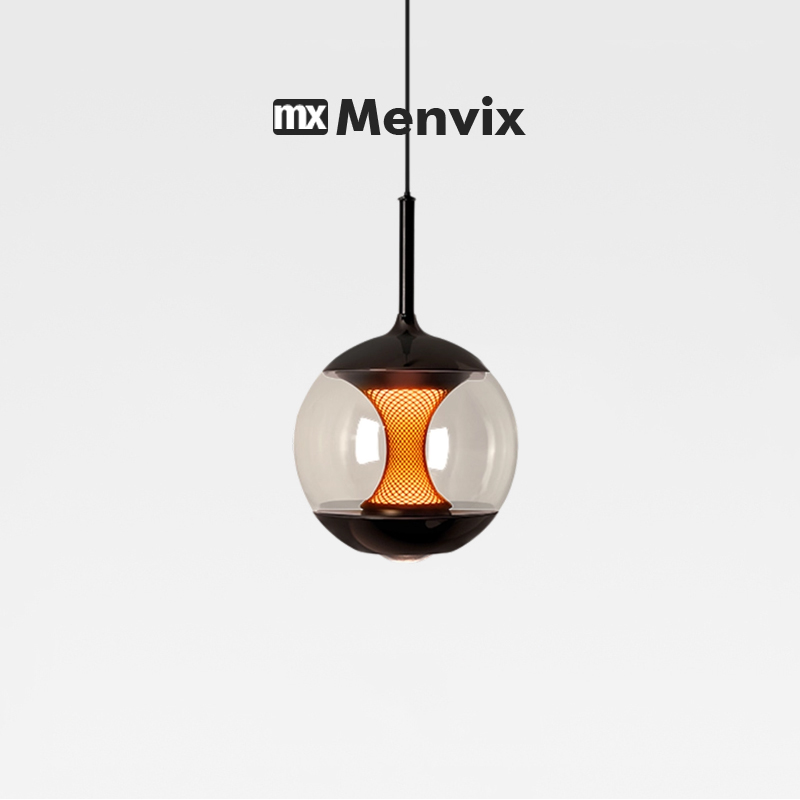 Hanging Moon Lamp - Glass Pendant Light Modern Dining Room