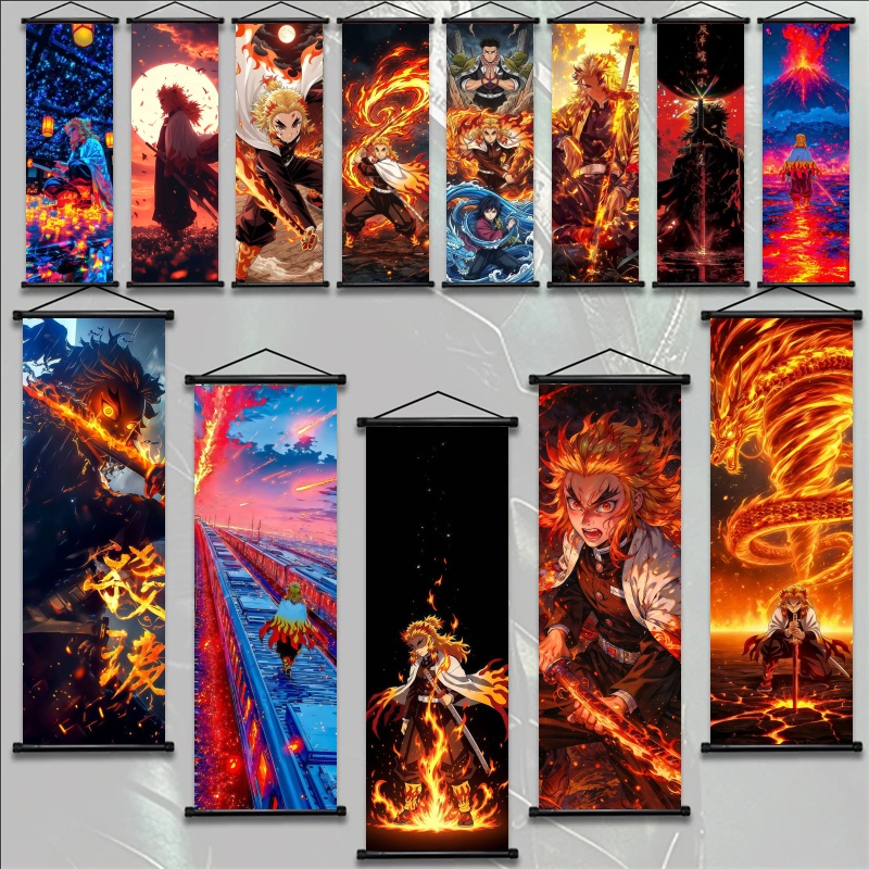 Home Decor Center - Demon Slayer Kyojuro Rengoku HD Print