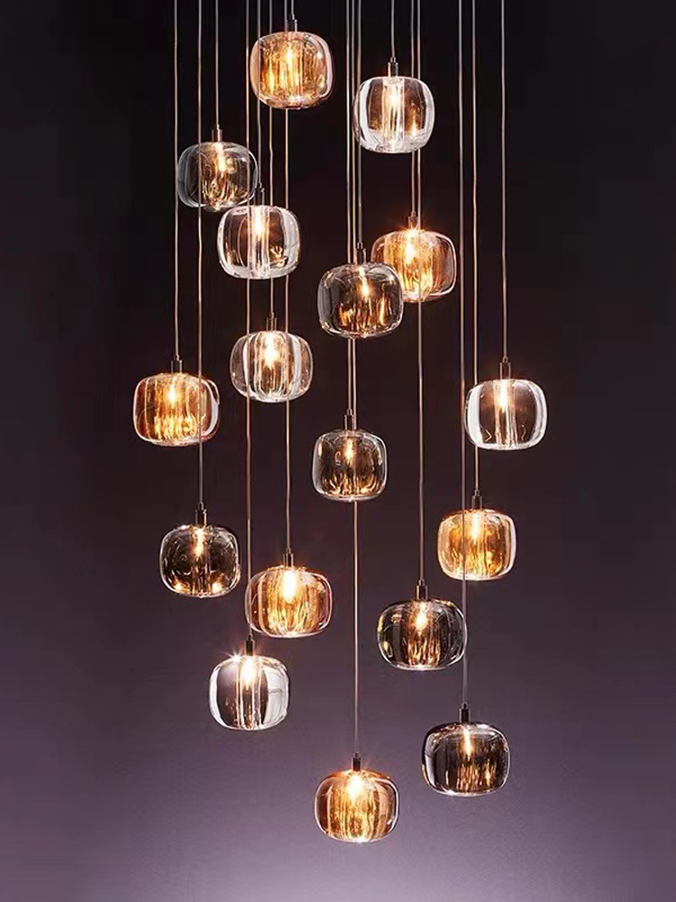 Hanging Moon Lamp - Modern Nordic Ceiling Chandelier LED Living
