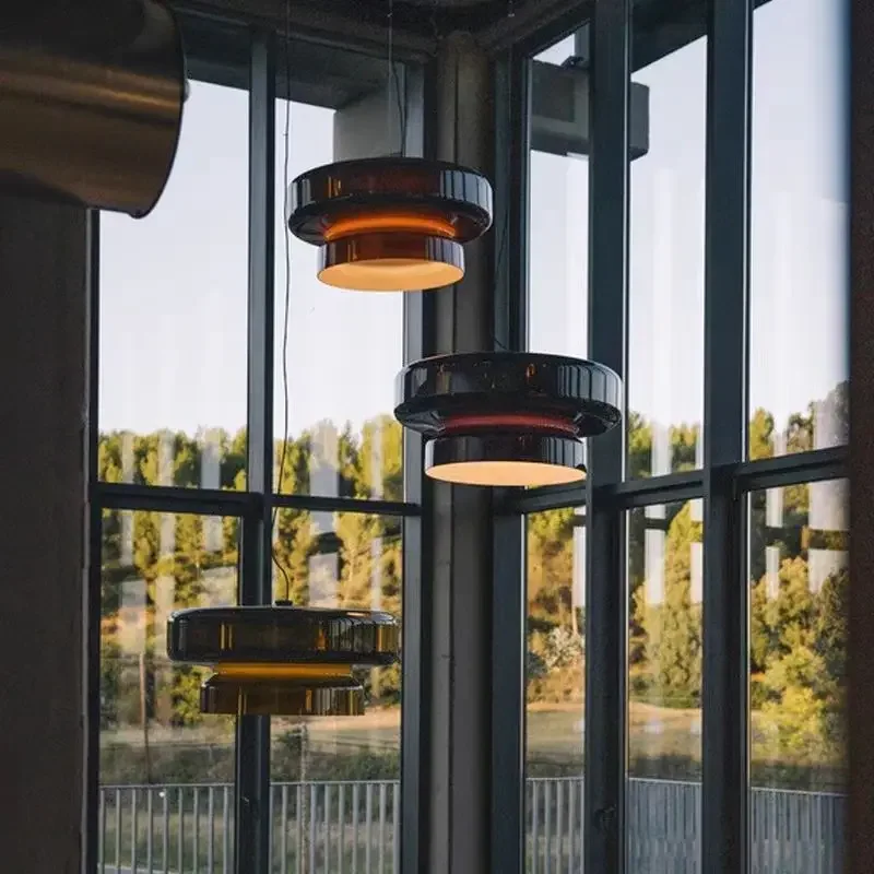 Hanging Moon Lamp - LED Fashion Glass Pendant Lights Modern
