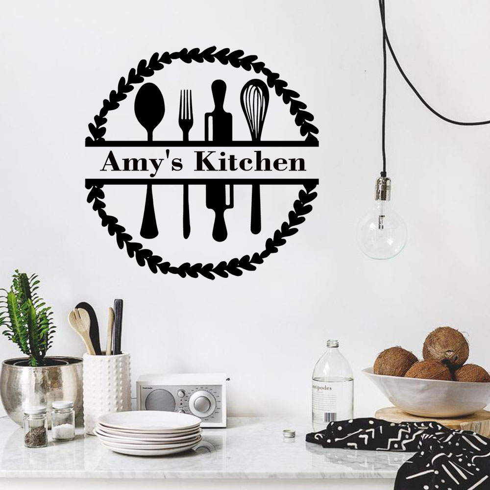 1PC Creative Kitchenware Custo - Home Decor Sticker 评论和价格