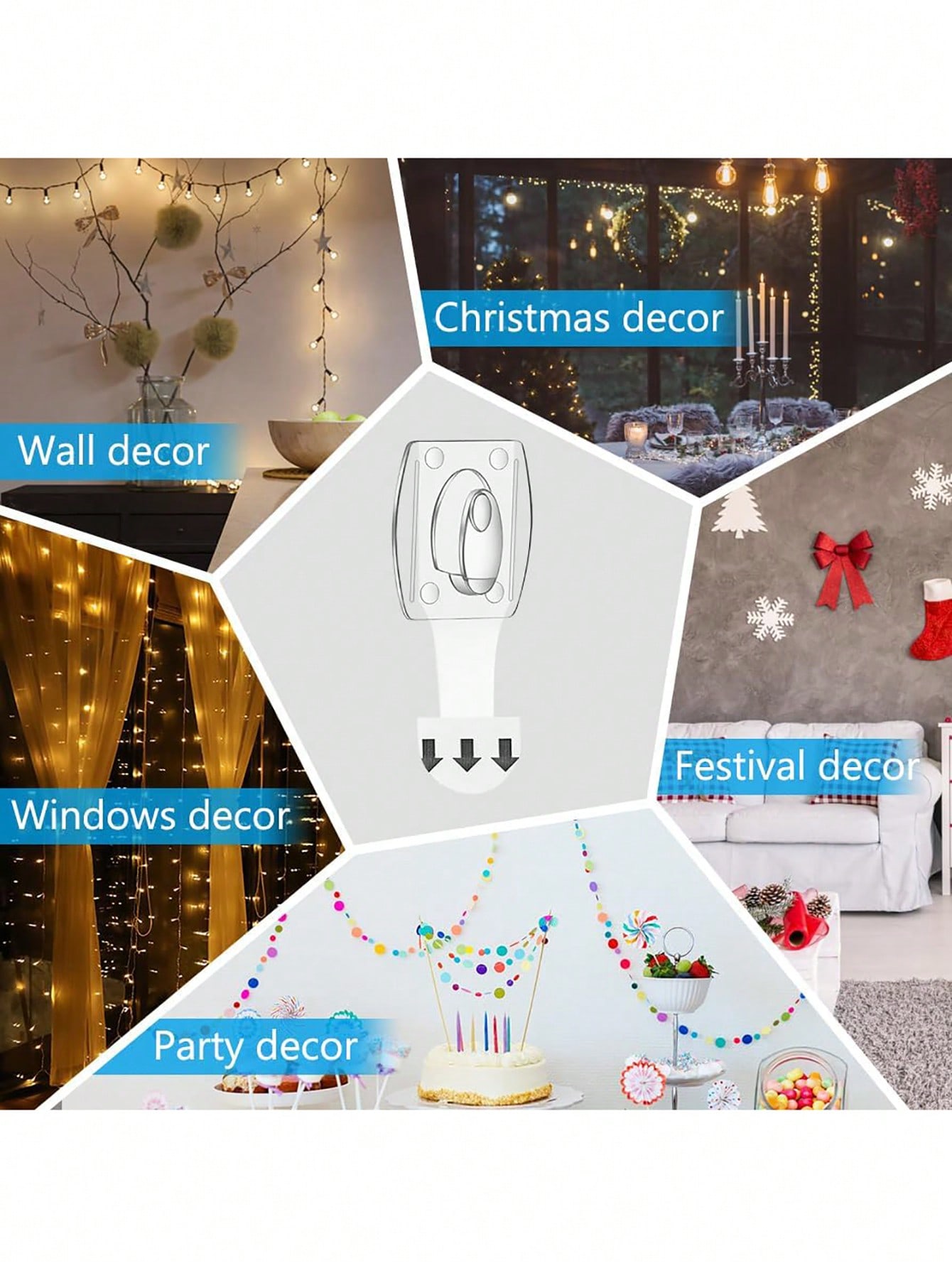 6/12/20/40pcs Mini Damage-Free - Home Decor Garland 评论和价格