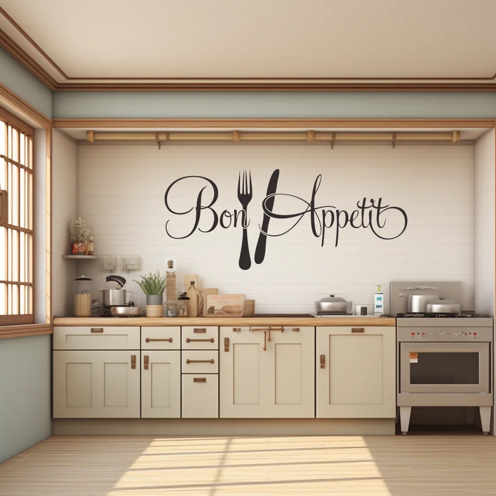 1 pc Bon Appétit with Fork and - Home Decor App 评论和价格