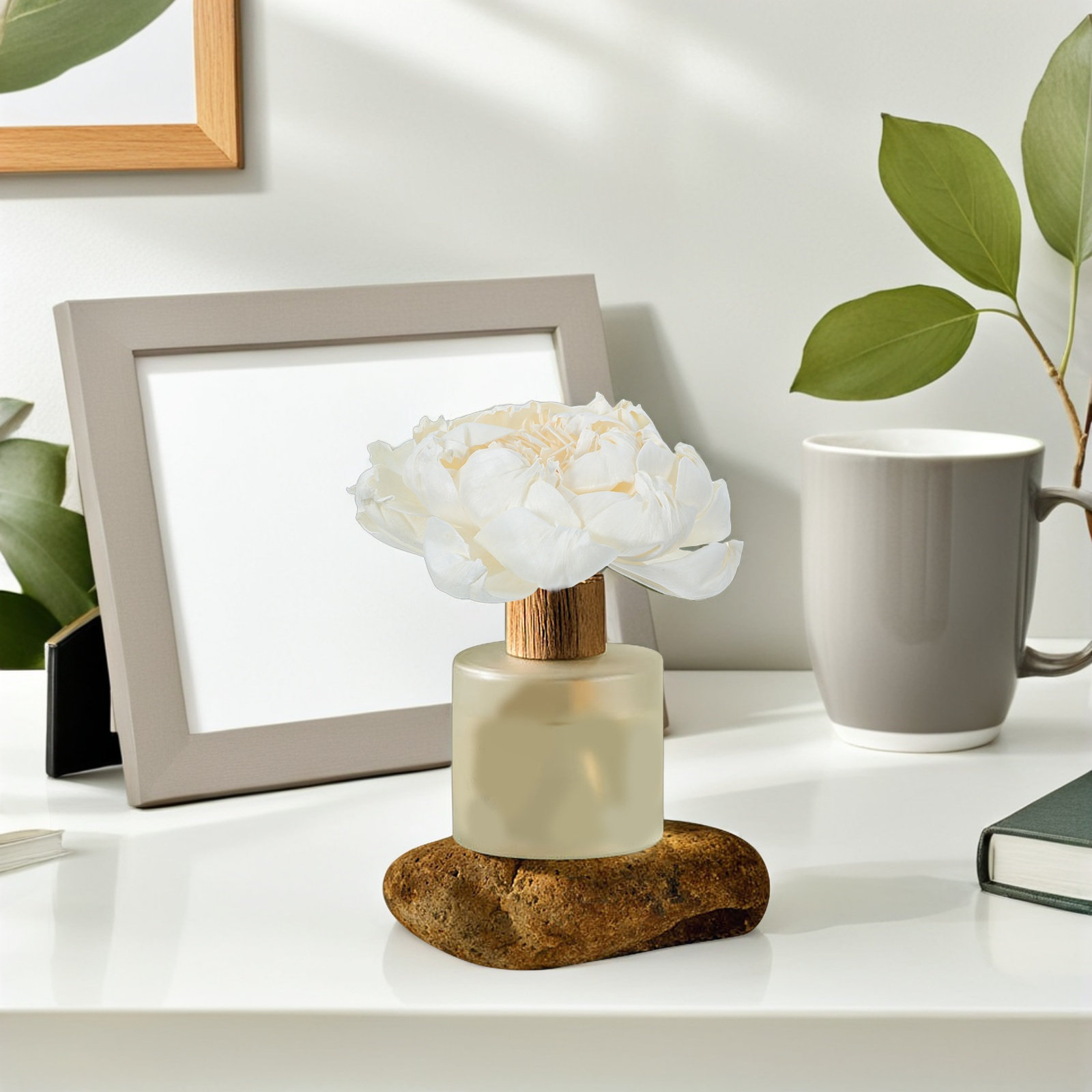 Peony Head Fragrance Diffuser  - Home Decor Essentials 评论和价格