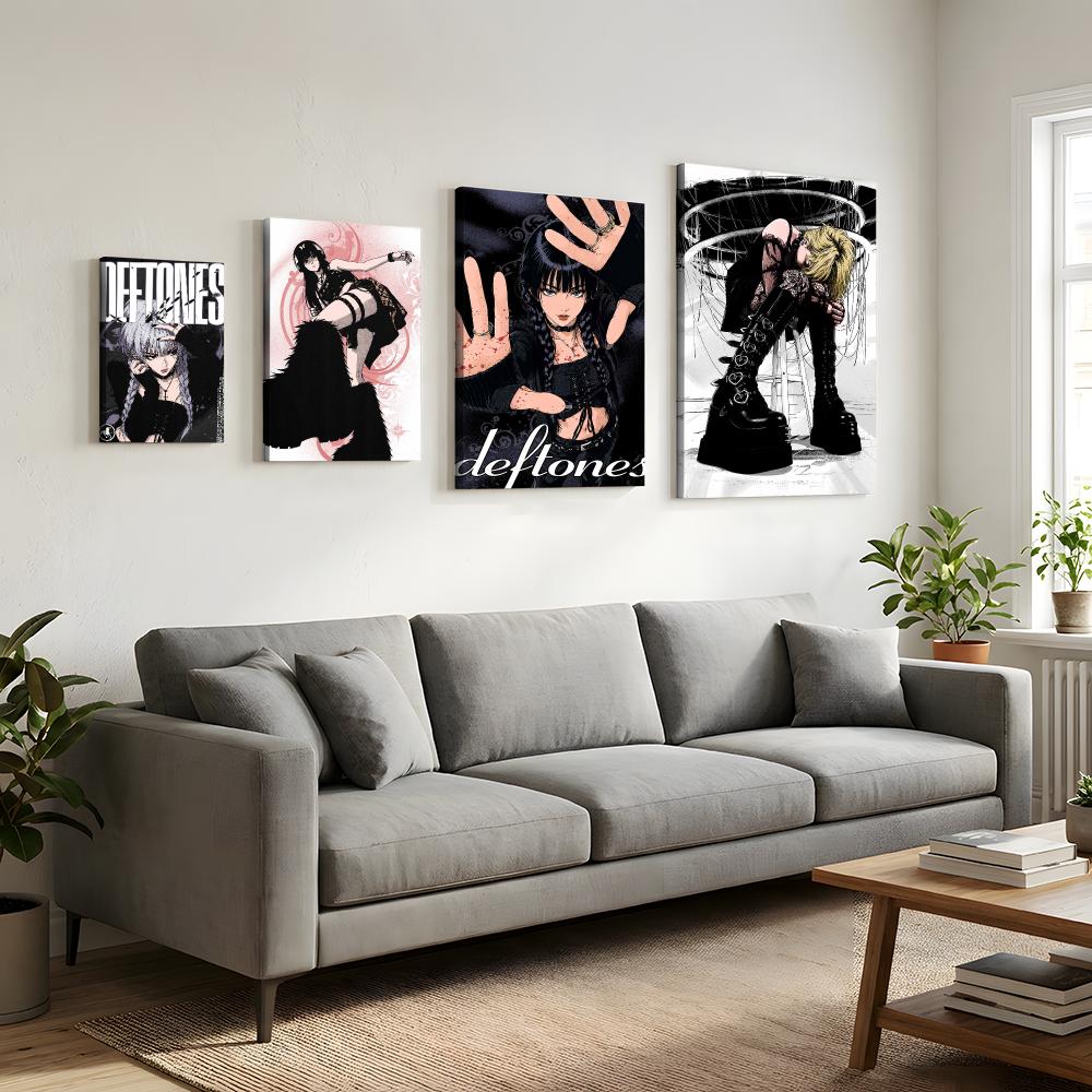 Y2K Gothic Anime Rock Girl Fra - Home Decor Y2K 评论和价格