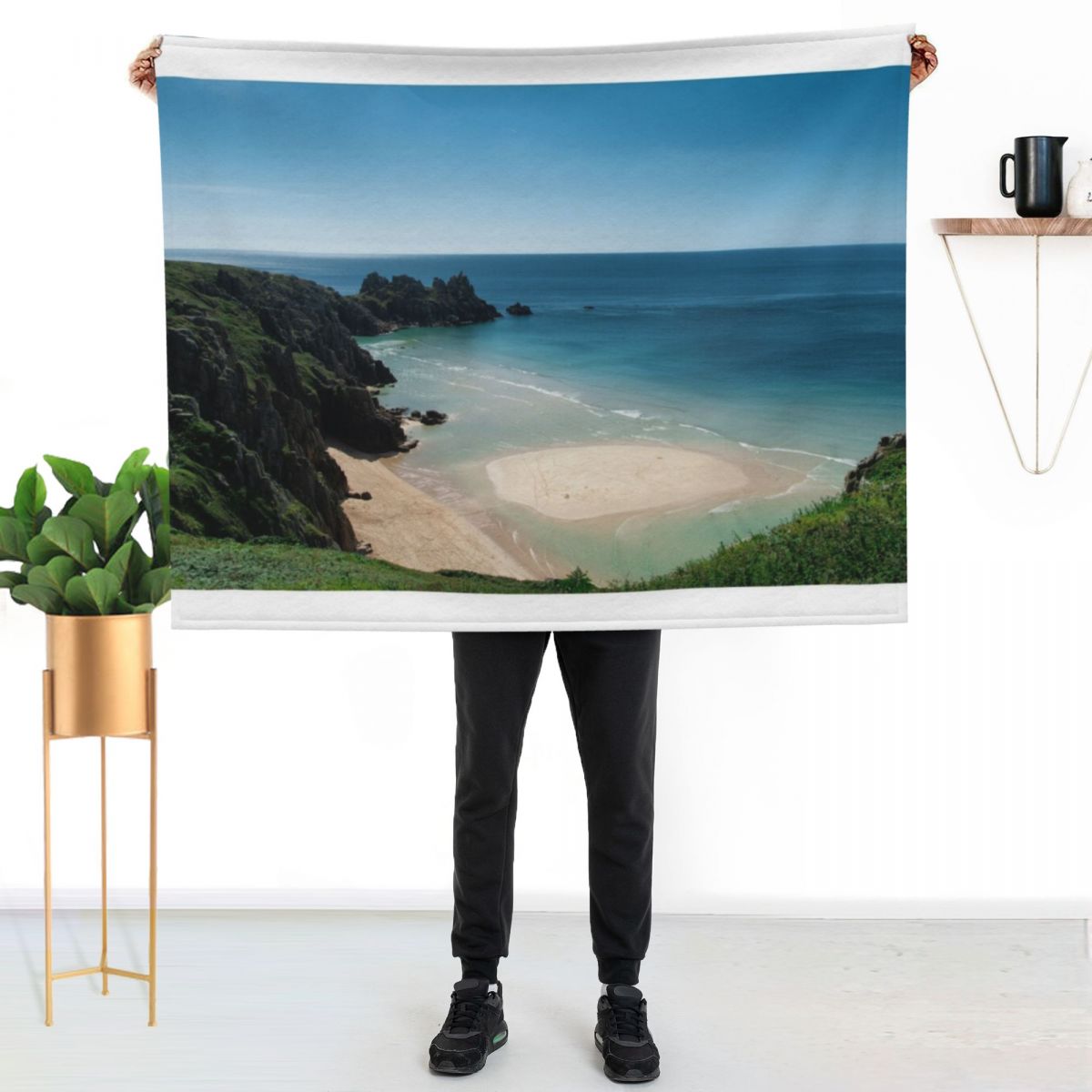 Pedn Vounder Beach Cornwall, P - Home Decor Locations 评论和价格