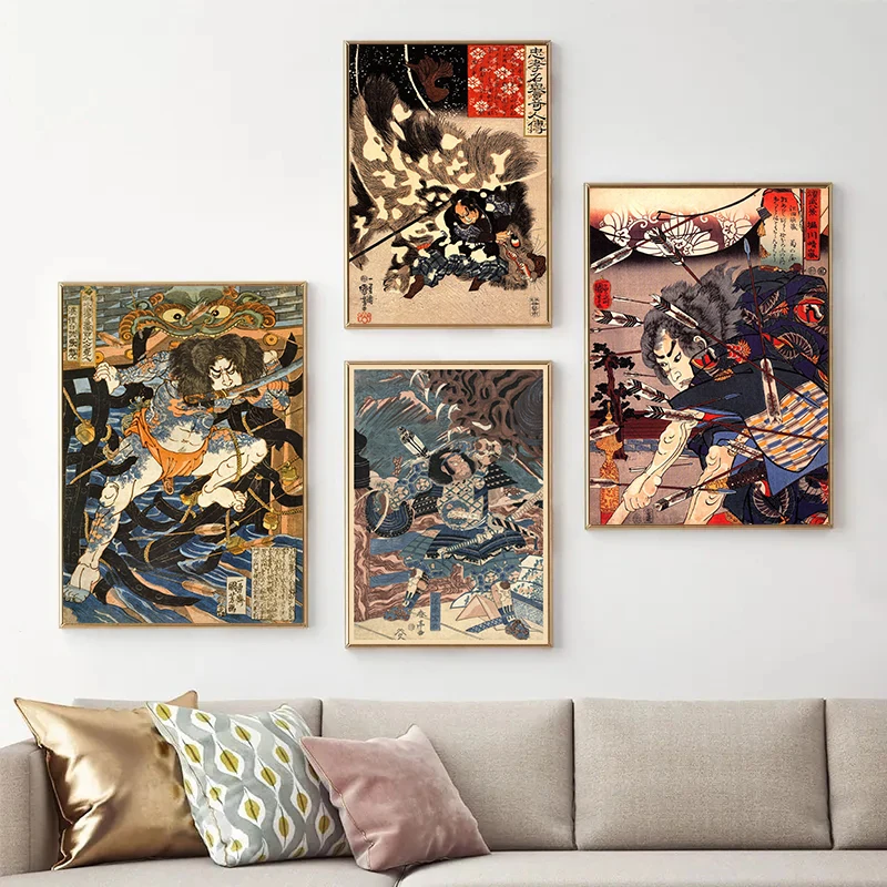 Canvas Painting Retro Japanese - Home Decor Essentials 评论和价格
