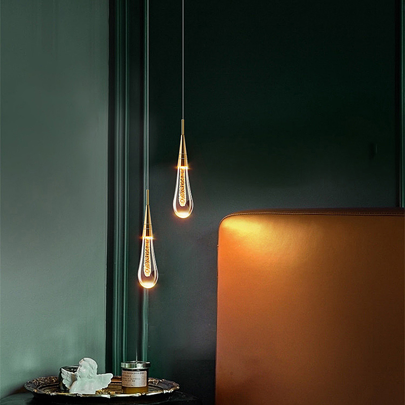 Nordic Crystal Ceiling Pendant - Hanging Moon Lamp 评论和价格