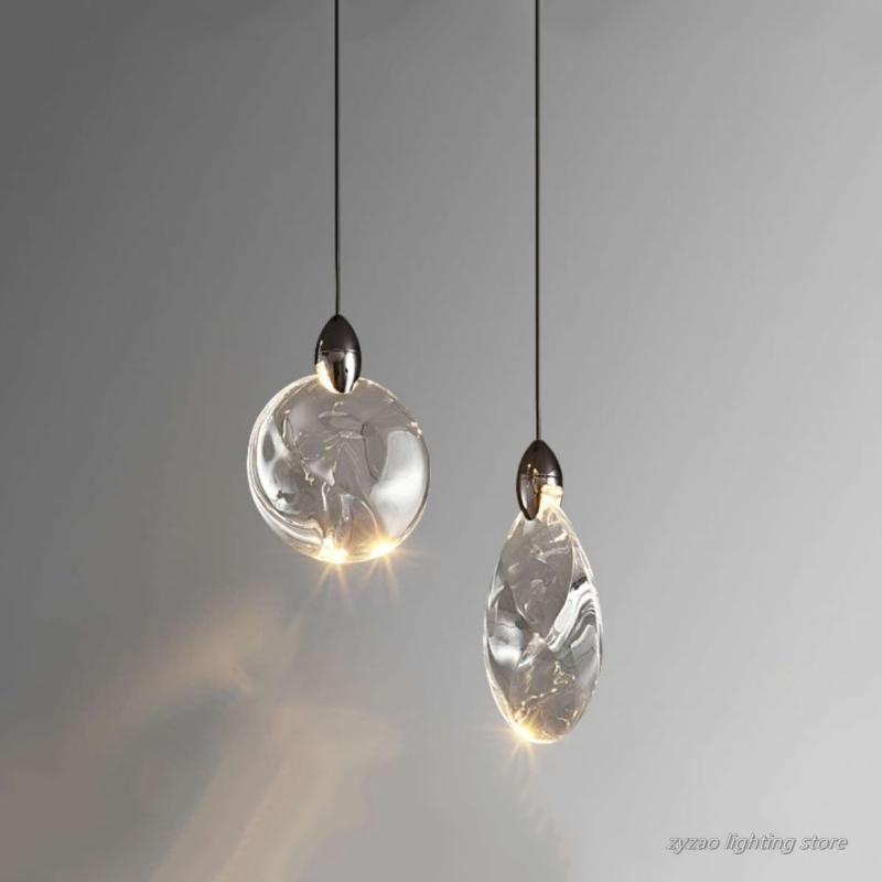 Bedroom Creative Crystal Penda - Hanging Moon Lamp 评论和价格