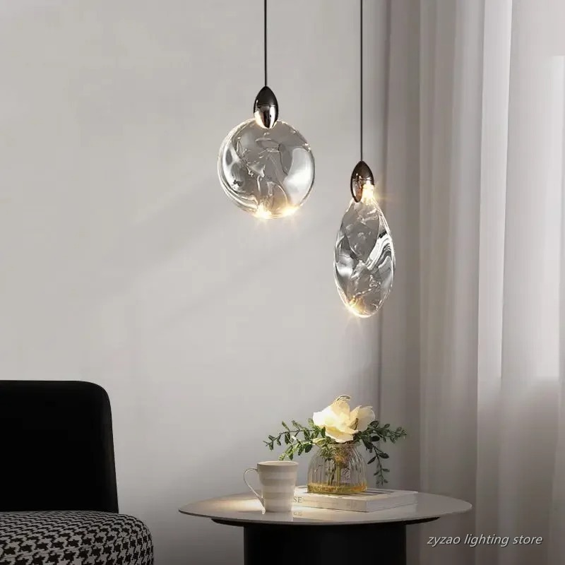 Bedroom Creative Crystal Penda - Hanging Moon Lamp 评论和价格