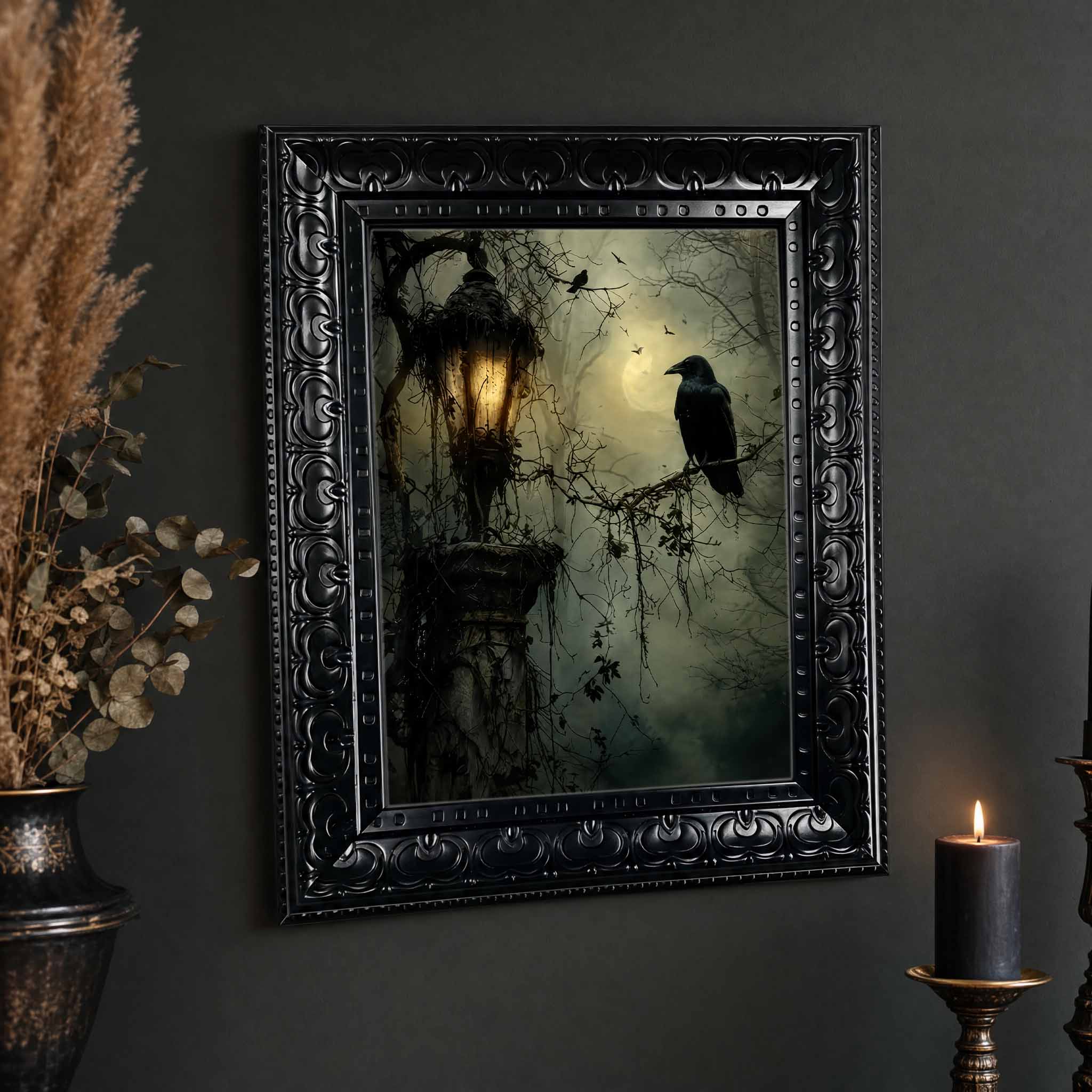 Halloween Wall Art, Framed Can - Home Decor Essentials 评论和价格
