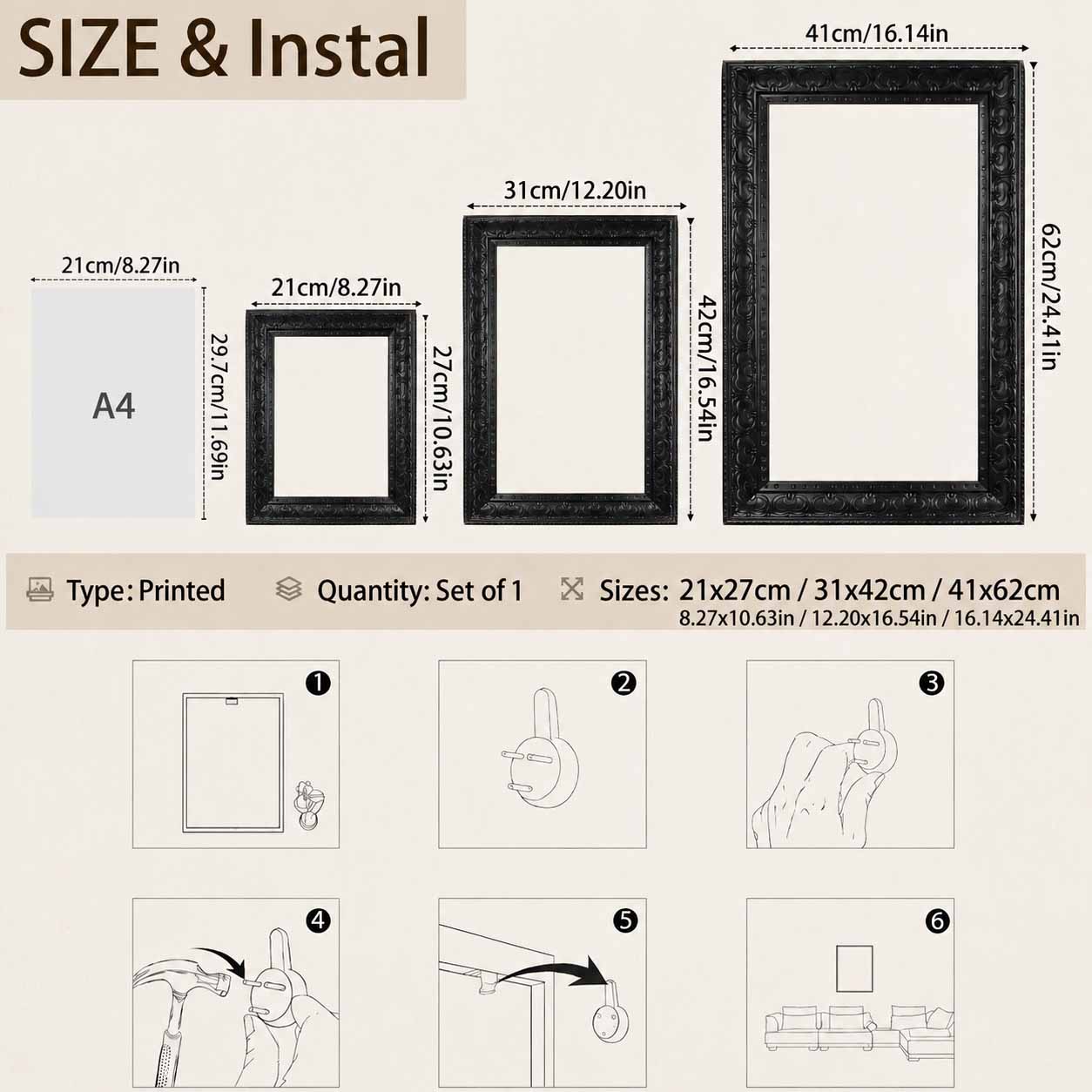Halloween Wall Art, Framed Can - Home Decor Essentials 评论和价格