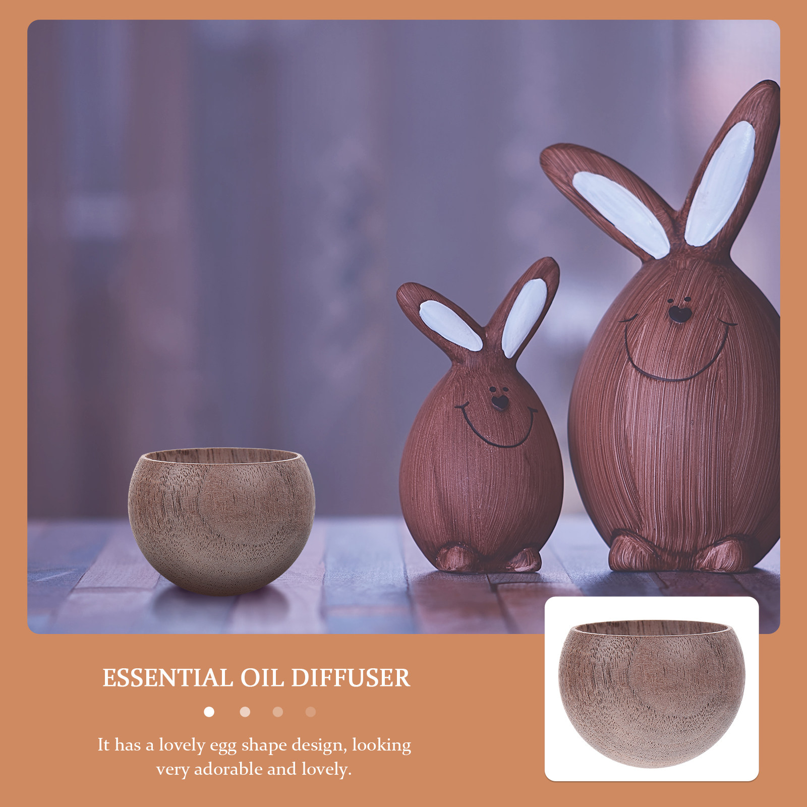 1Pcs Desktop Wood Aroma Diffus - Home Decor Essentials 评论和价格
