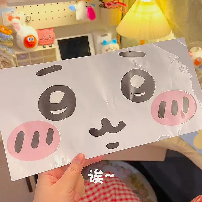 jiyi emoticon sticker air cond - Home Decor Sticker 评论和价格