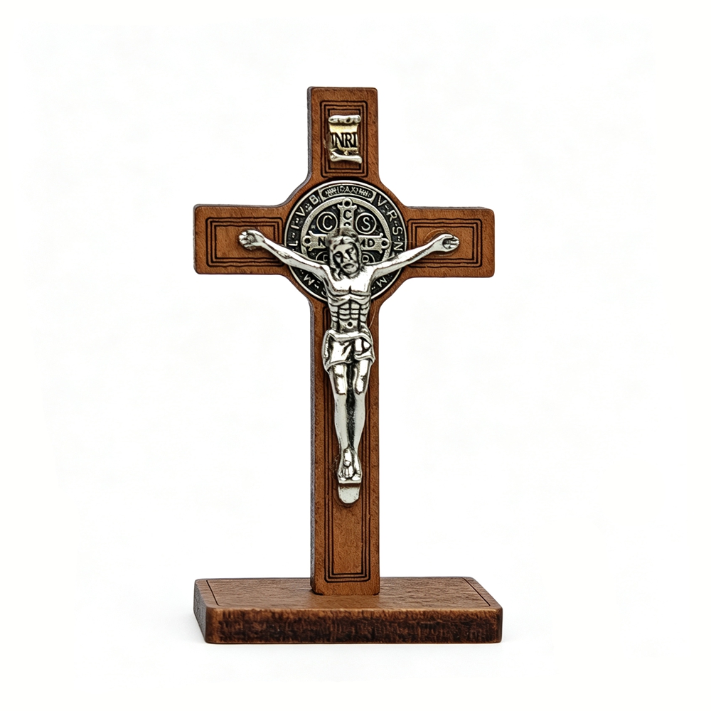 St Benedict Standing Crucifix  - Home Decor Retailers 评论和价格