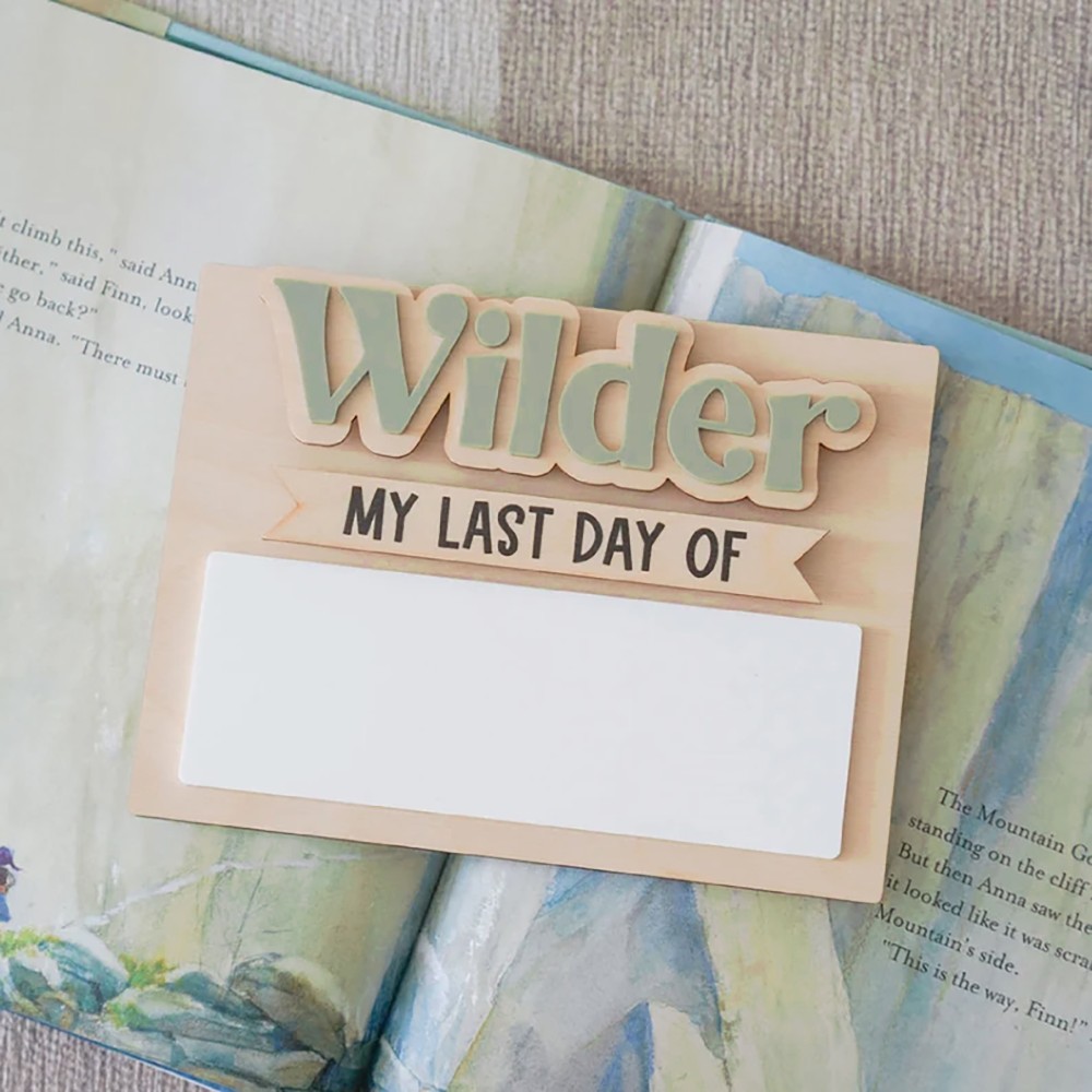 1Pc Custom First and Last Day  - Home Decor Center 评论和价格