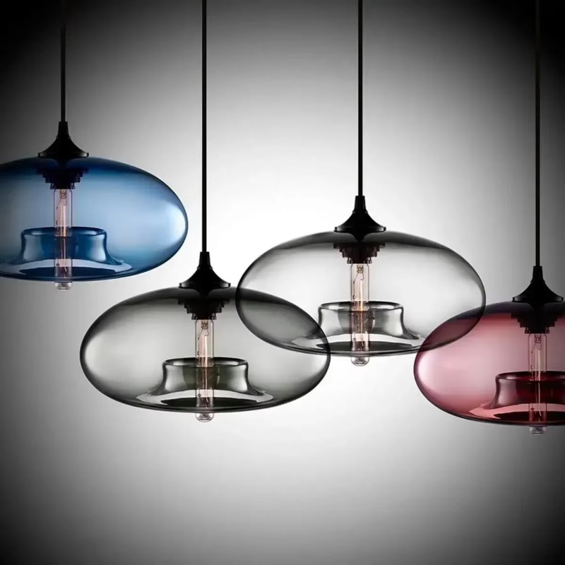Nordic Modern Hanging Color Gl - Hanging Moon Lamp 评论和价格