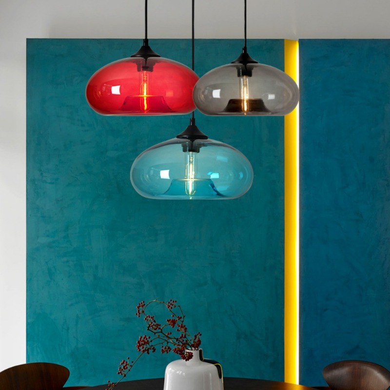 Nordic Modern Hanging Color Gl - Hanging Moon Lamp 评论和价格