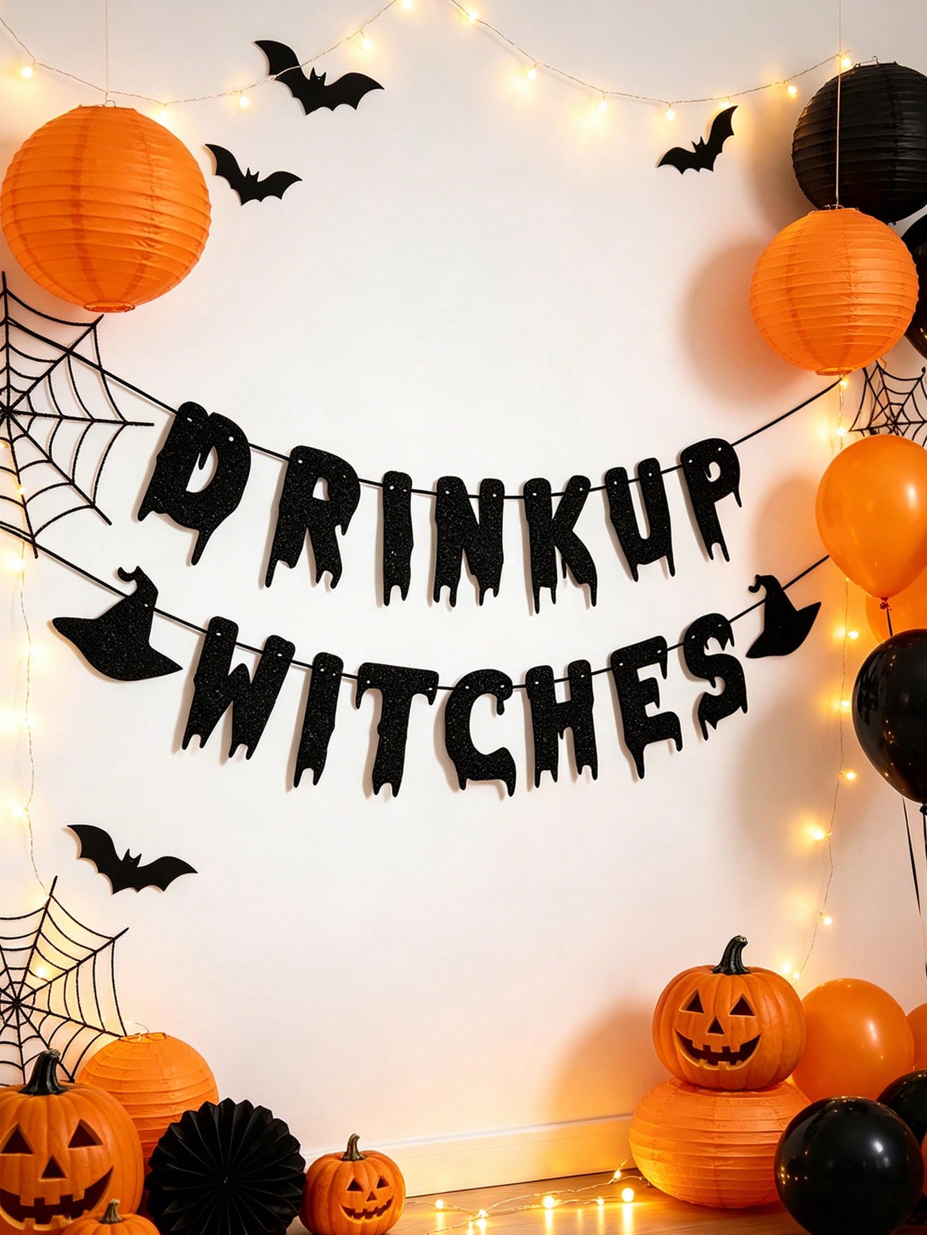 1 Set Halloween Paper Banner,  - Home Decor Garland 评论和价格