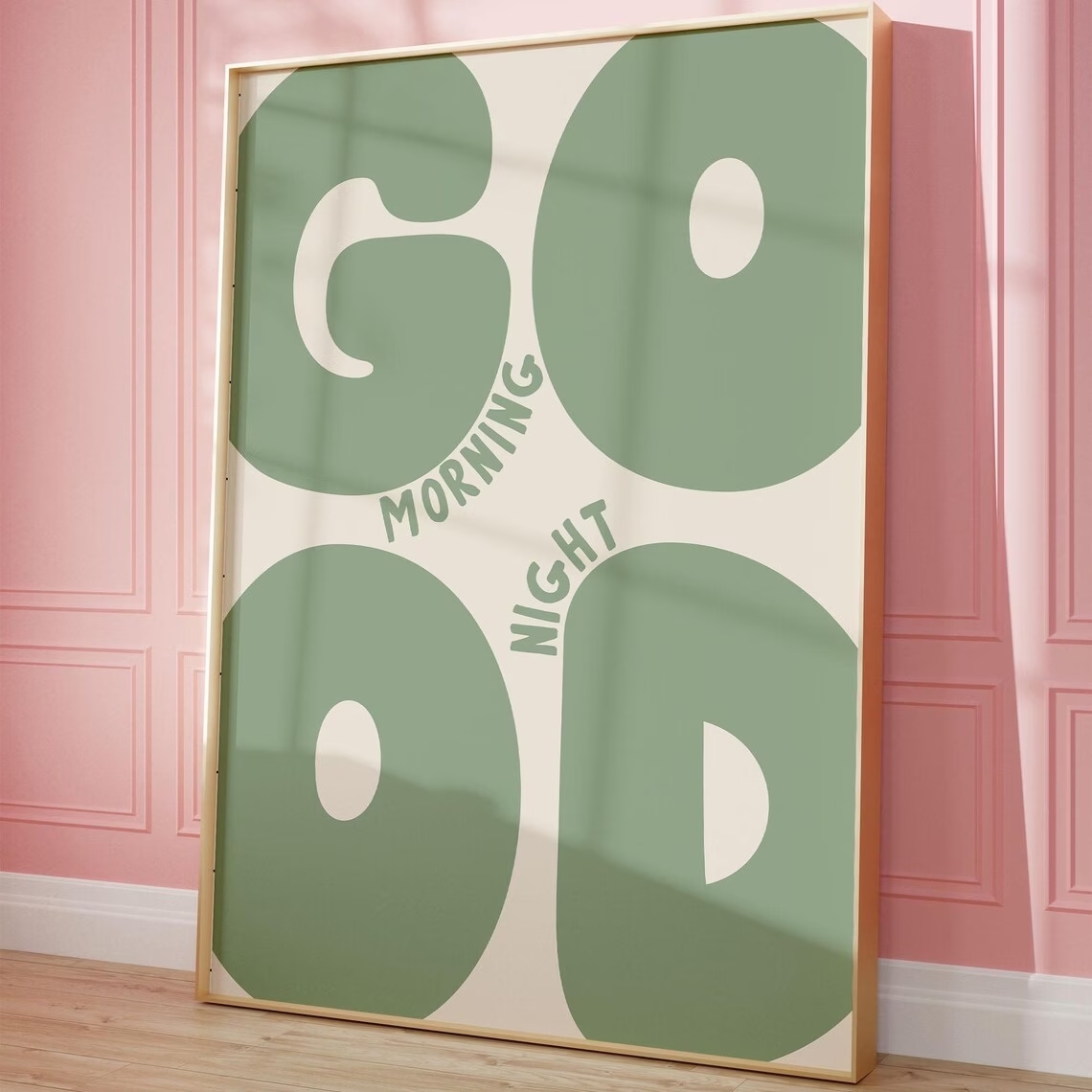 Modern Green Good Morning Good - Home Decor Green 评论和价格