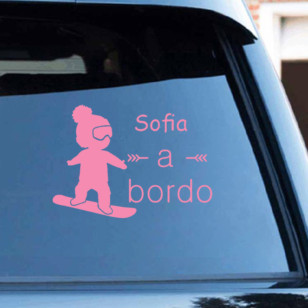 1pc Vinyl baby a bordo colorfu - Home Decor Sticker 评论和价格