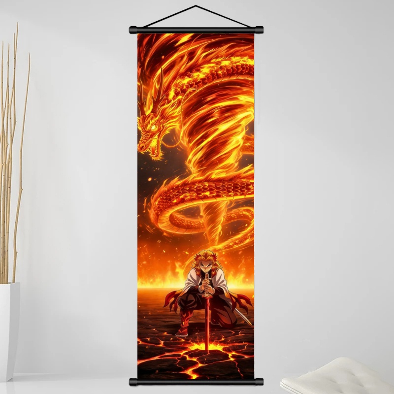 Demon Slayer Kyojuro Rengoku H - Home Decor Center 评论和价格