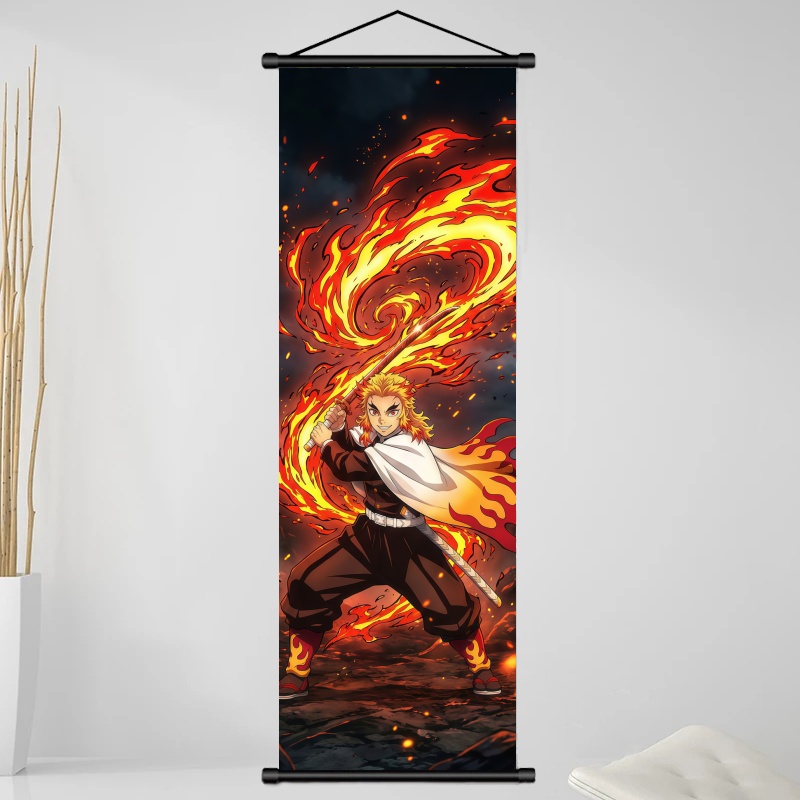 Demon Slayer Kyojuro Rengoku H - Home Decor Center 评论和价格