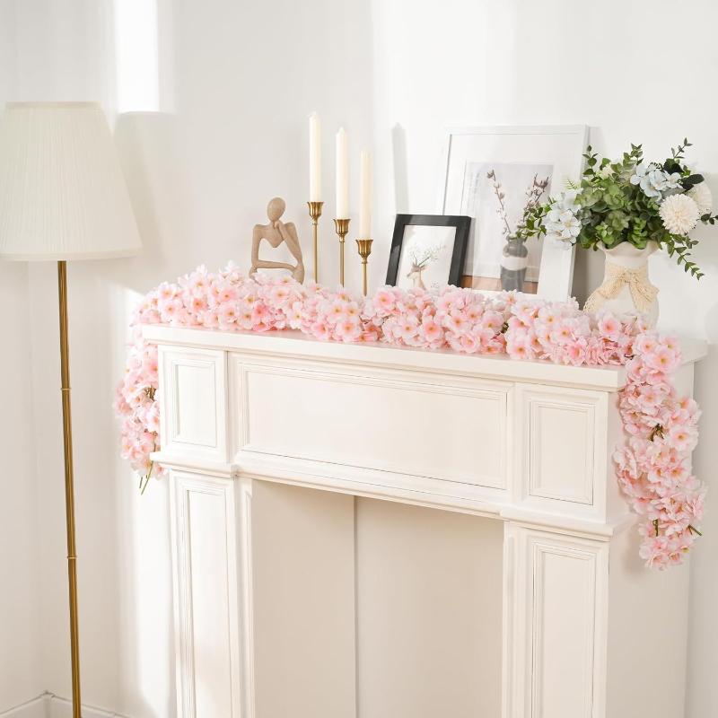 180cm Artificial Flowers Cherr - Home Decor Garland 评论和价格