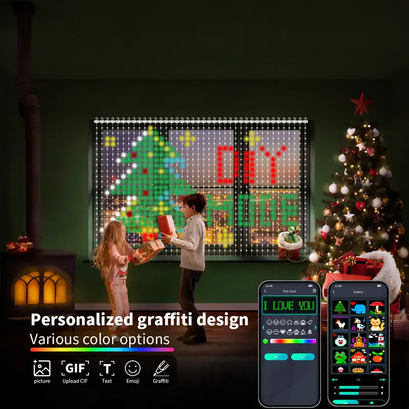 Smart RGB Pixel Curtain Lights - Home Decor App 评论和价格