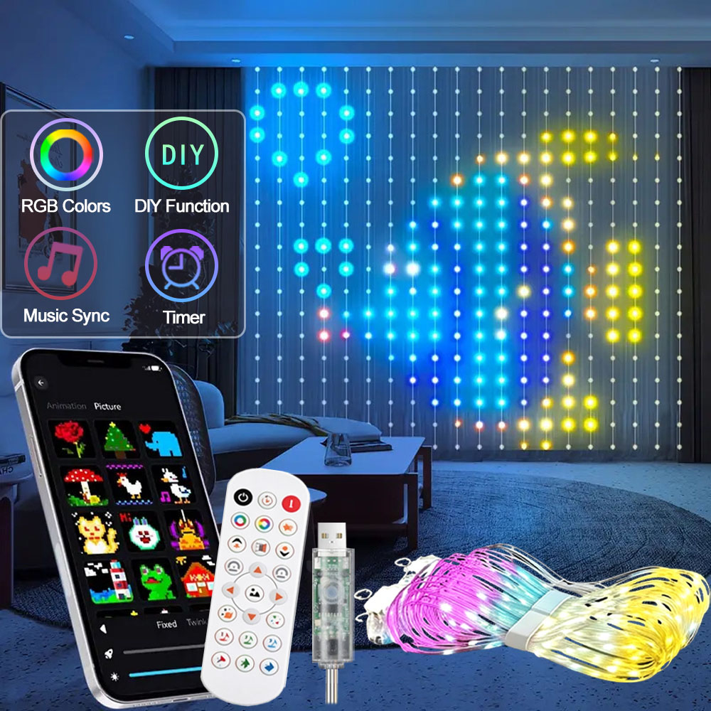 Smart LED Curtain Light APP Co - Home Decor App 评论和价格