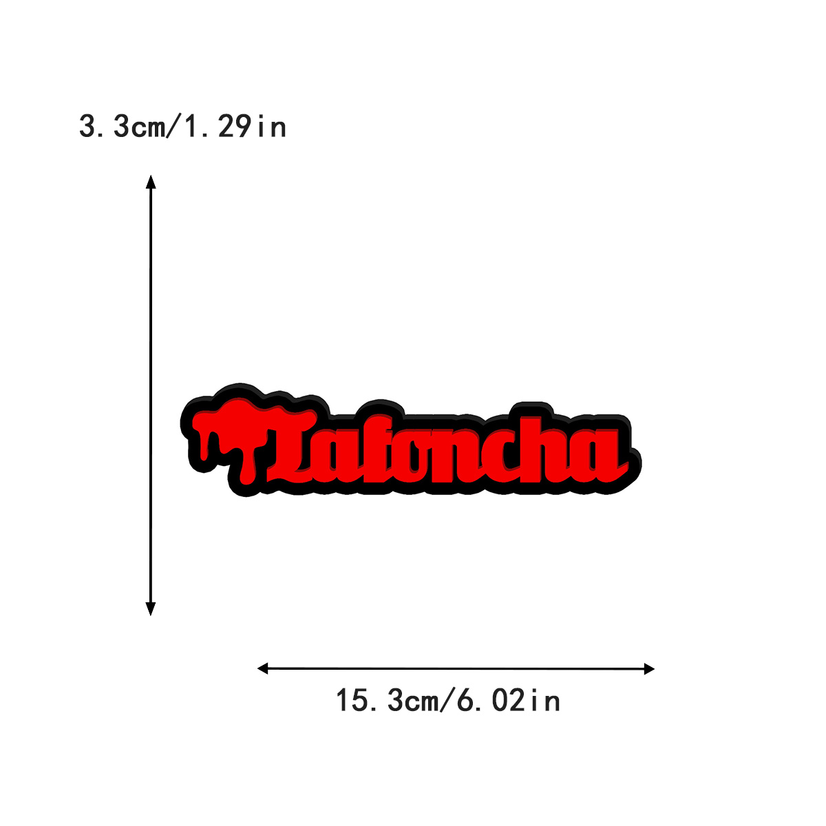 3D Lafoncha Bold Melted Letter - Home Decor Sticker 评论和价格