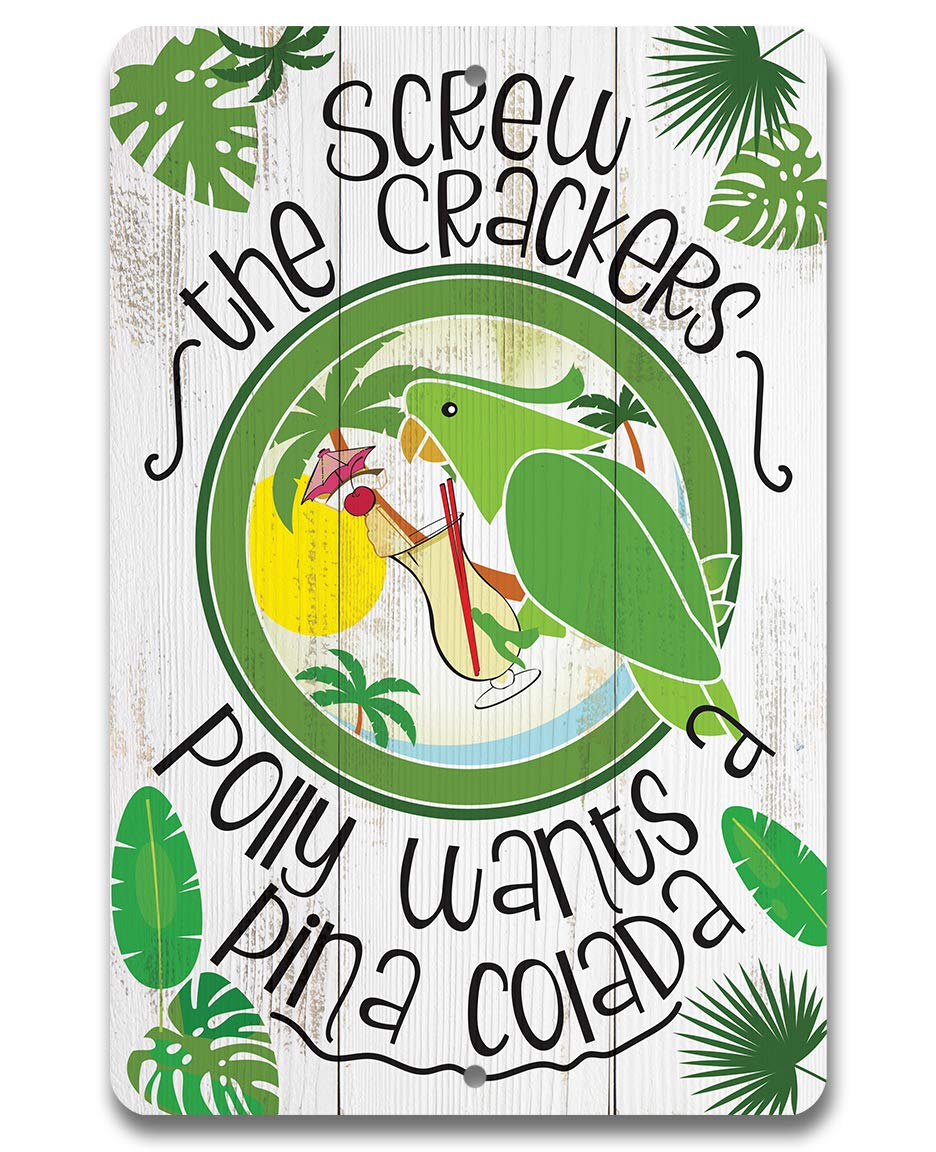 Polly Wants Pina Colada - Meta - Home Decor Green 评论和价格