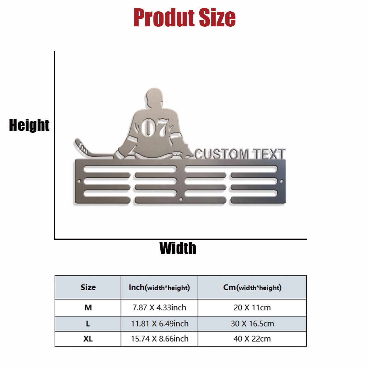 1pc Custom Ice Hockey Metal Me - Home Decor Center 评论和价格