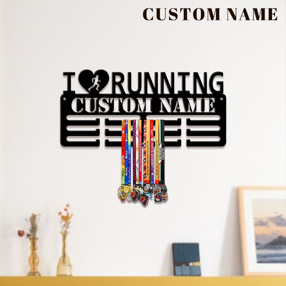 Custom I Love Running Metal Me - Home Decor Center 评论和价格