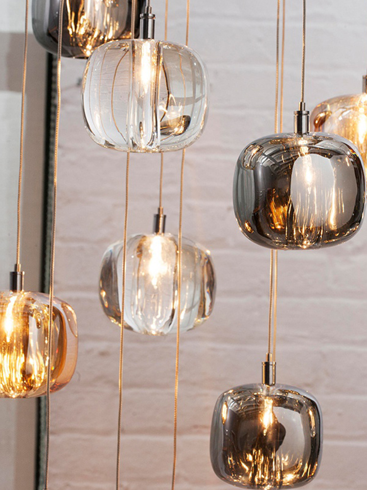Modern Nordic Ceiling Chandeli - Hanging Moon Lamp 评论和价格