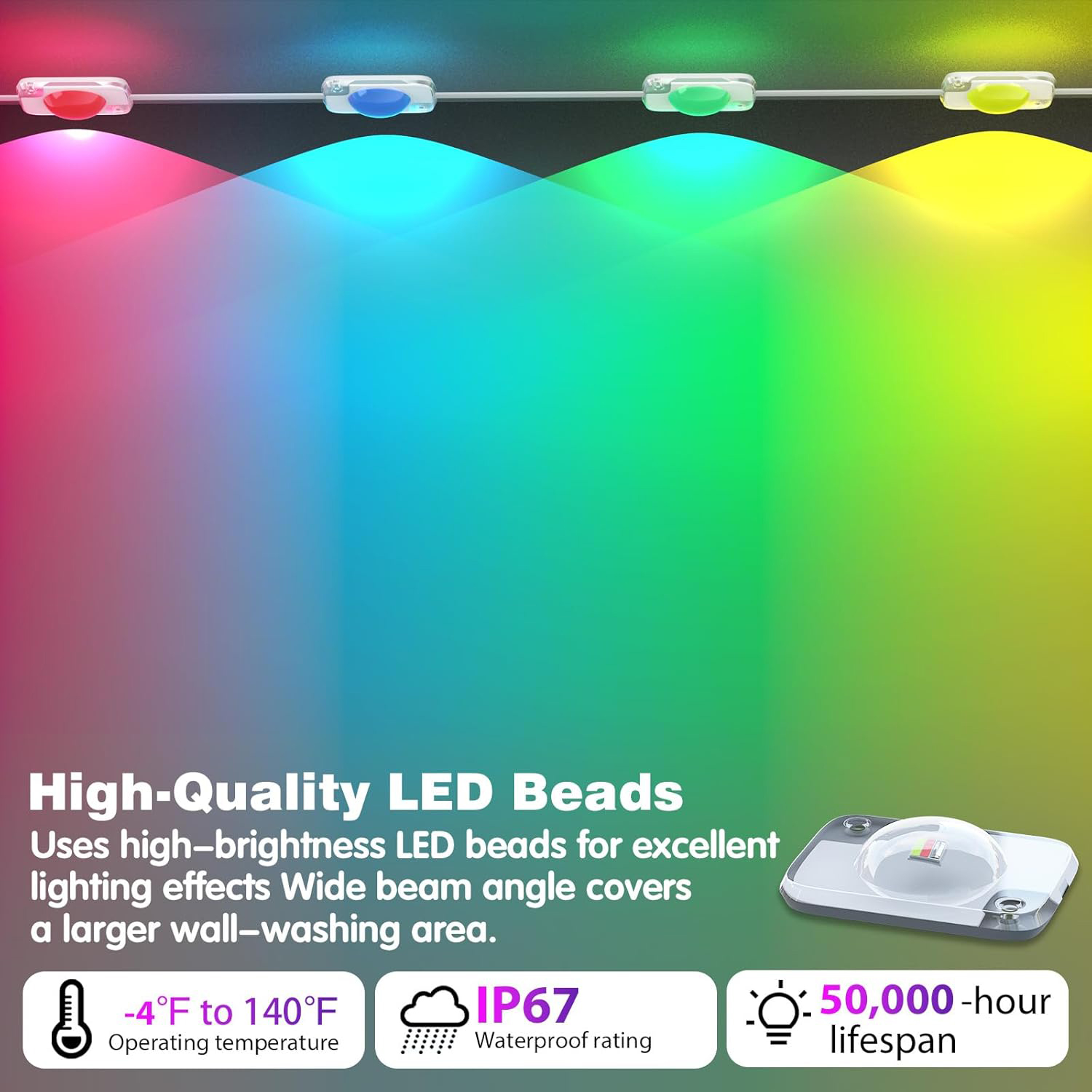 300FT RGB Smart Permanent Outd - Home Decor App 评论和价格