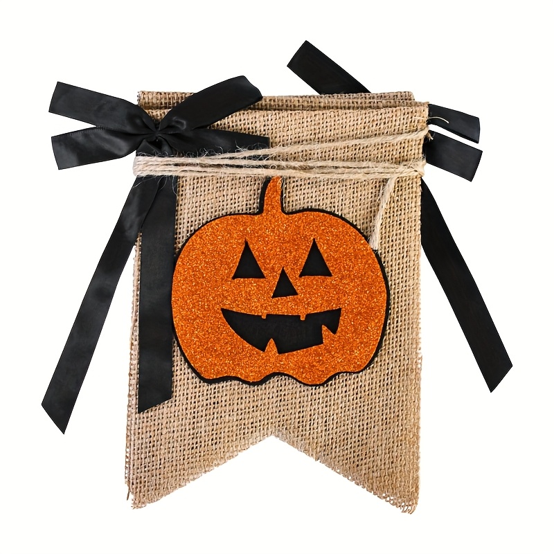 1 Set Rustic Halloween Banner  - Home Decor Garland 评论和价格